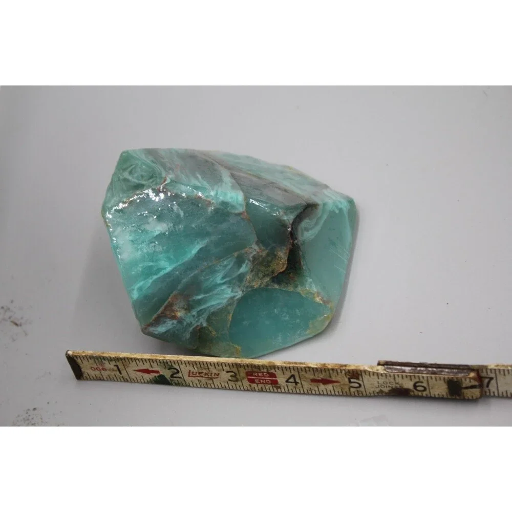 SoapRocks Jade Gemstone Soap Bar 6 oz Green Sealed Crystal Bath Gift USA Large